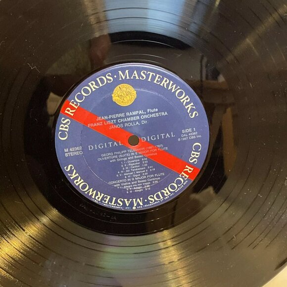 Flute Concertos Suite In E Minor (Vinyl, 1987) CBS Masterworks M 42362 NM LP - Picture 8 of 10